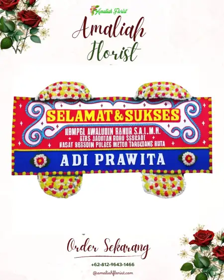 Papan Bunga Ucapan Selamat SOPPENG