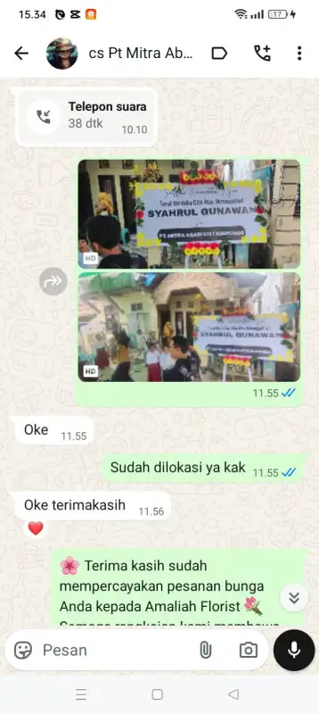 Testimonial Papan ucapan SOPPENG